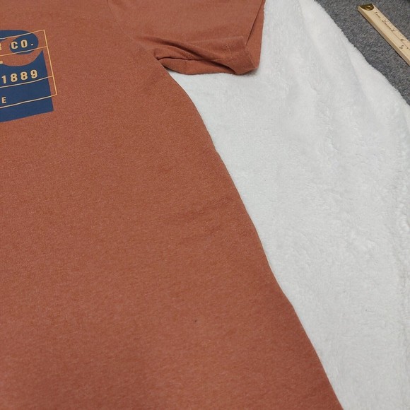 MEN'S LARGE RELAXED FIT SS CARHARTT GRAPHIC T-SHIRT (104610 R38) BURNT ORANGE - Picture 3 of 9